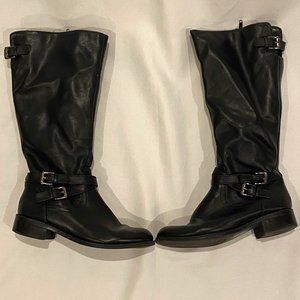 Apri Women's Black Leather Boots Size 7